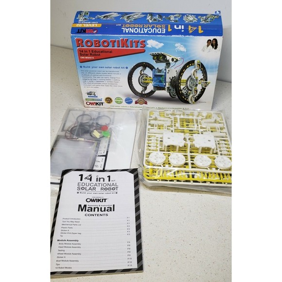 OWI Roboti Kids kits 14-in-1 Educational Solar Robot Kit Creating Learning Teach - Picture 8 of 8